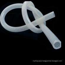 High Temperature resistant Clear expandable Flexible braided Silicone Tube